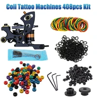 professional tattoo kit coil tattoo machine set shader tattoo machine kit for beginner permanent makeup supplies for body art