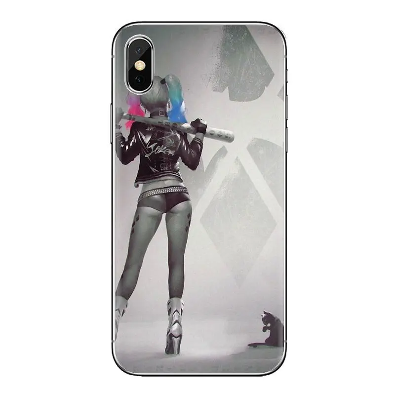 TPU Cover Suicide Squad Harley Quinn Joker For Samsung Galaxy S2 S3 S4 S5 MINI S6 S7 edge S8 S9 Plus Note 2 3 4 5 8 Coque Fundas |