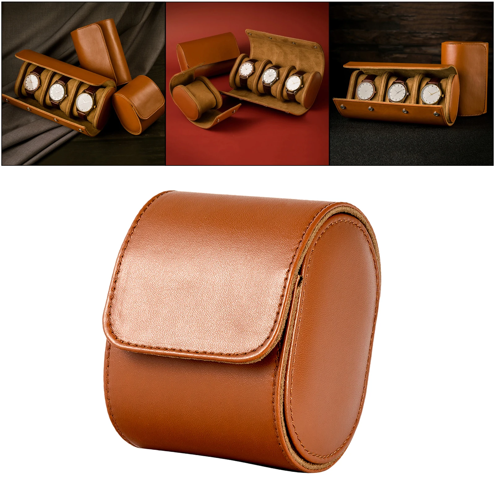 Коробка для часов из искусственной кожи PU "Luxury Case Display Organizer Jewelry Wristwatch Holder Mens Storage Boxes on"