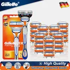 Бритва Gillette Fusion 5 Мужская со сменными лезвиями, безопасный держатель для бритвы