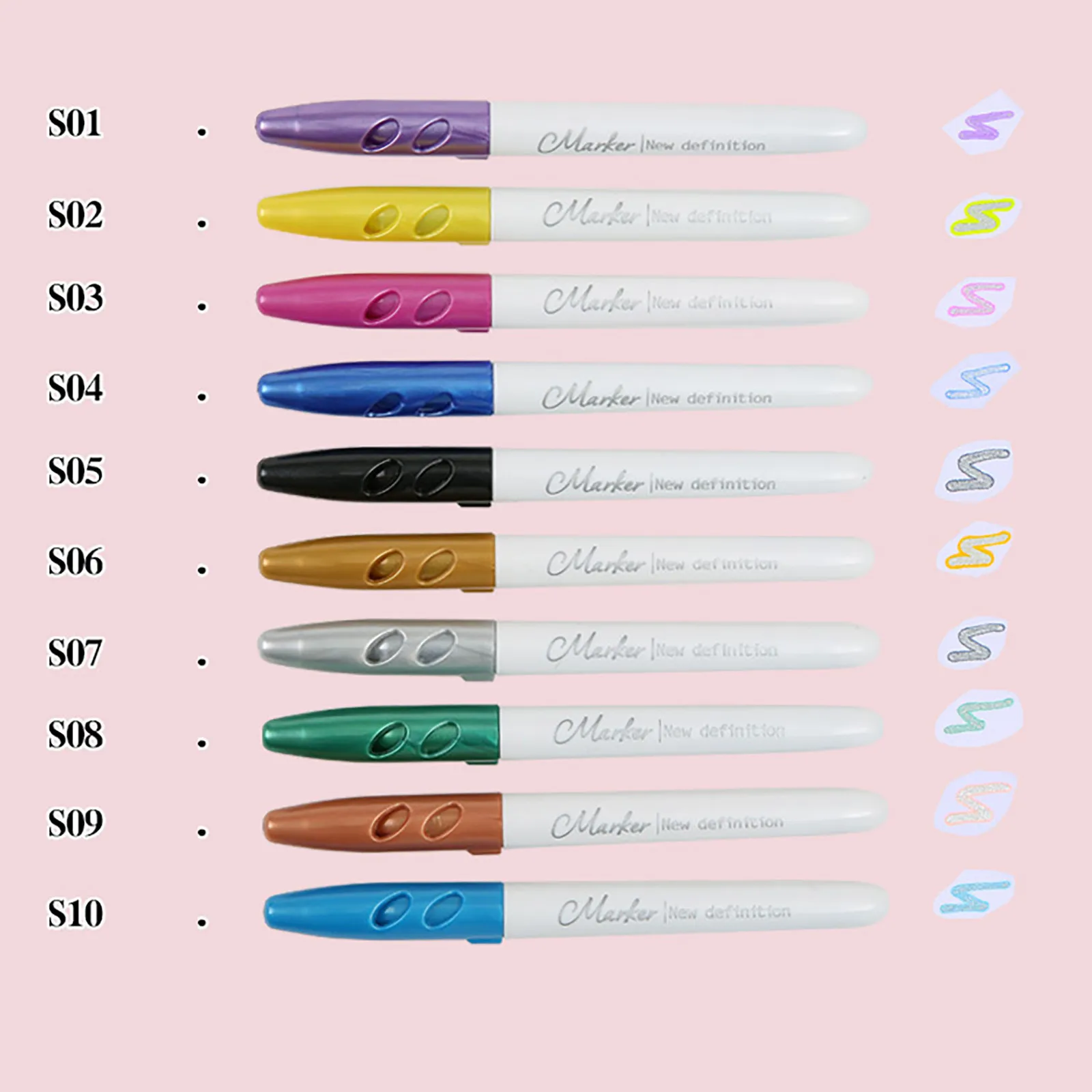 

Children Drawing Watercolor Pen Set 10 Colors Marker Washable Painting Pen Painting Books Art Pens School Stationery Art Markers