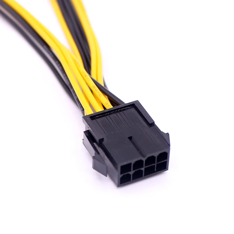 10 шт./лот PCI-Express PCIE 8 Pin к Dual (6 + 2) VGA Видеокарта адаптер питание Кабель pci-e кабель