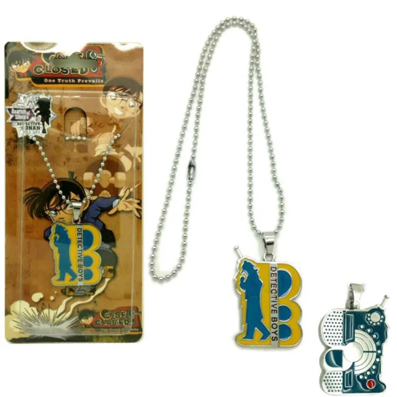 Аниме Detective Conan Edogawa значок подростка детектива коммуникатора ожерелье брошь