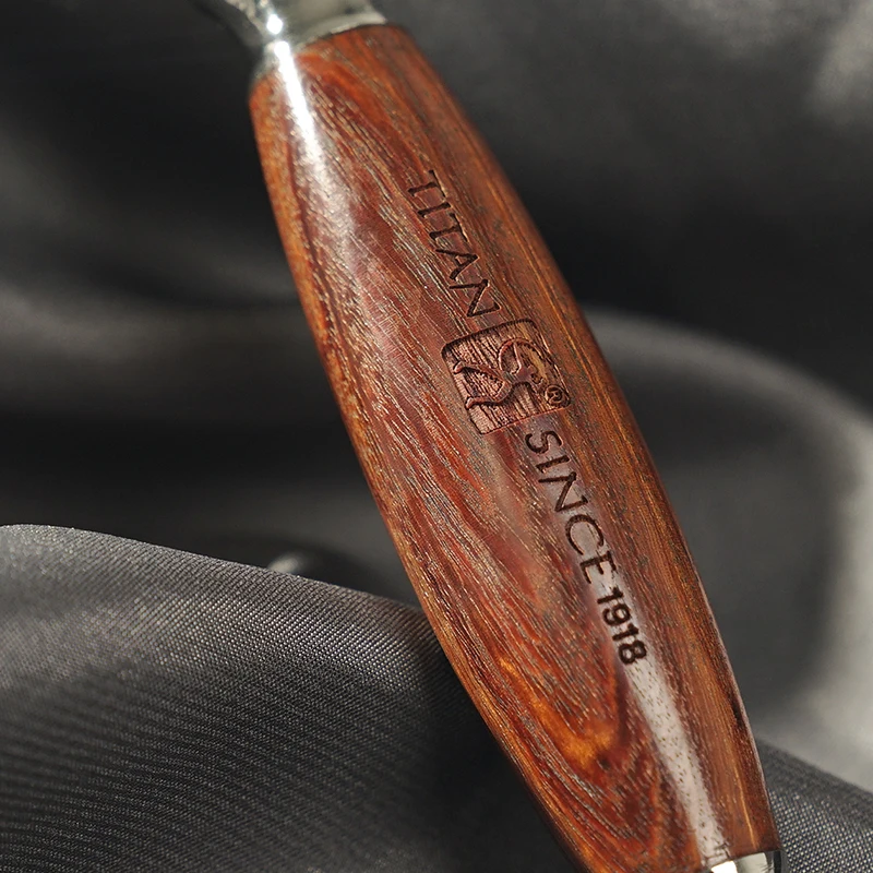 Мужская Безопасная бритва с двойным лезвием и деревянной ручкой из нержавеющей