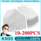 10-200 шт., маски для лица с белым фильтром