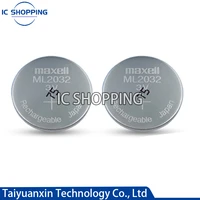 210pcs brand new original maxell ml2032 ml2016 3v rechargeable button battery lithium button battery can replace cr2032 cr2016