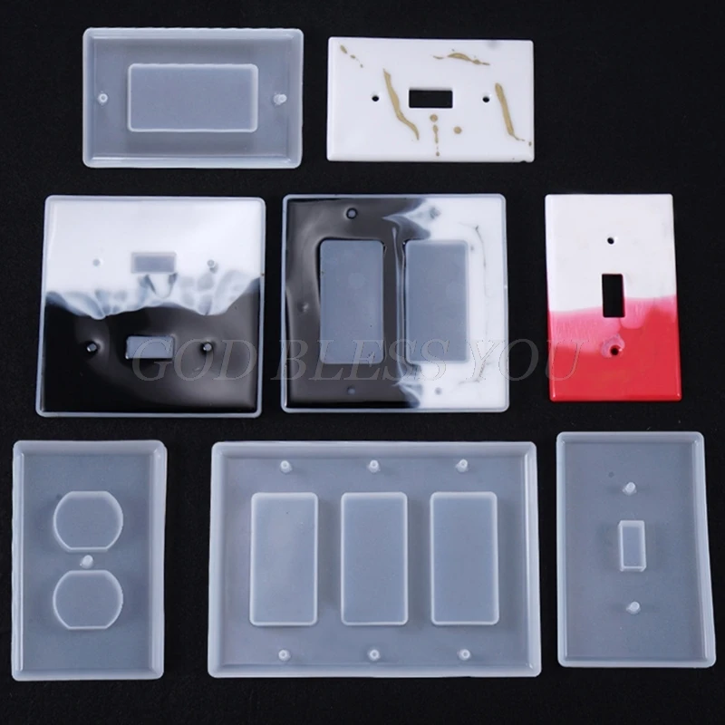 USB разъем панель Крышка выключателя освещения силиконовая форма сделай сам