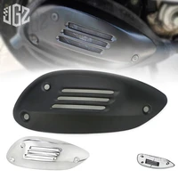 motorcycle aluminum exhaust pipe insulation cover accessories for vespa gts gtv 200 250 300 2013 2020 heat protector shield