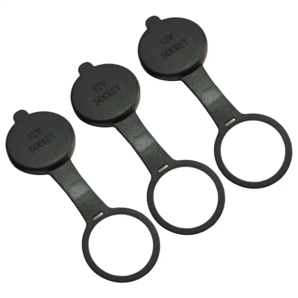 

3 шт., резиновые пылезащитные крышки для автомобильного прикуривателя, 12 В