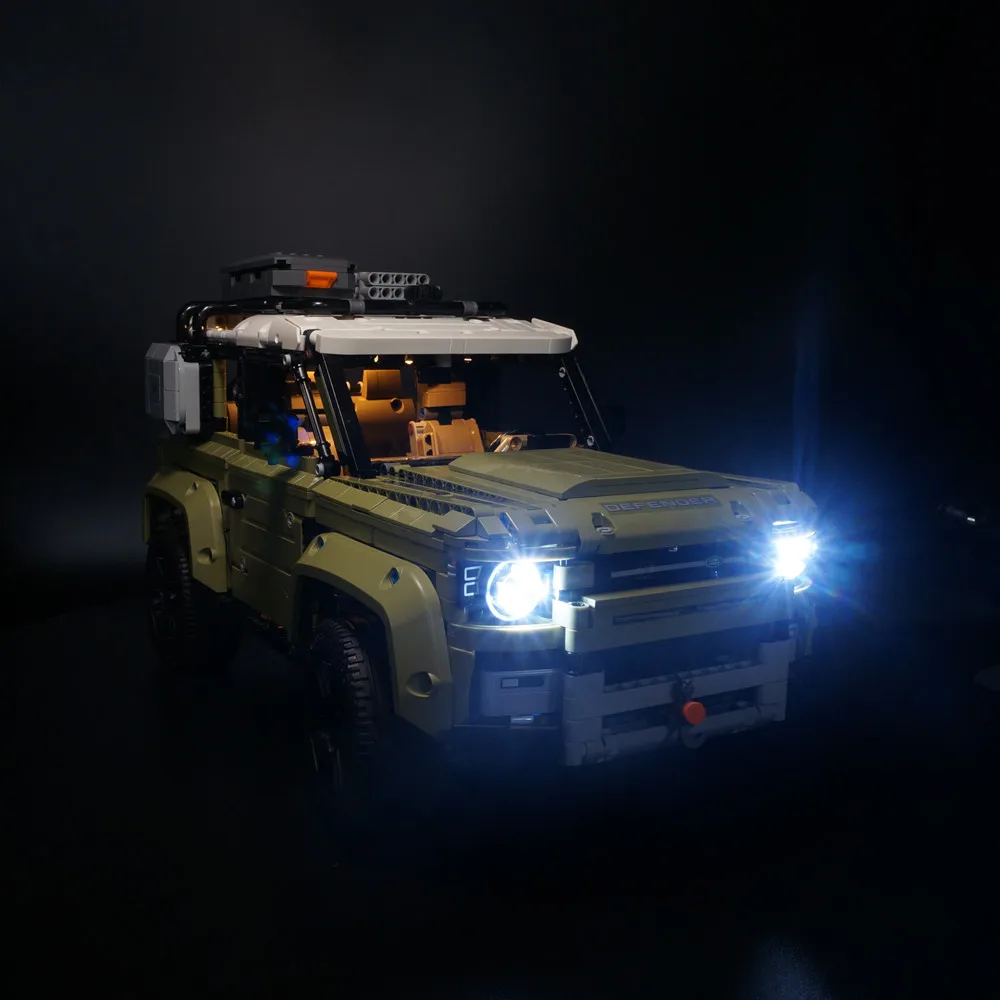 EASYLITE LED набор светильников для конструктора автомобиля Land Rover Defender 42110 без модели