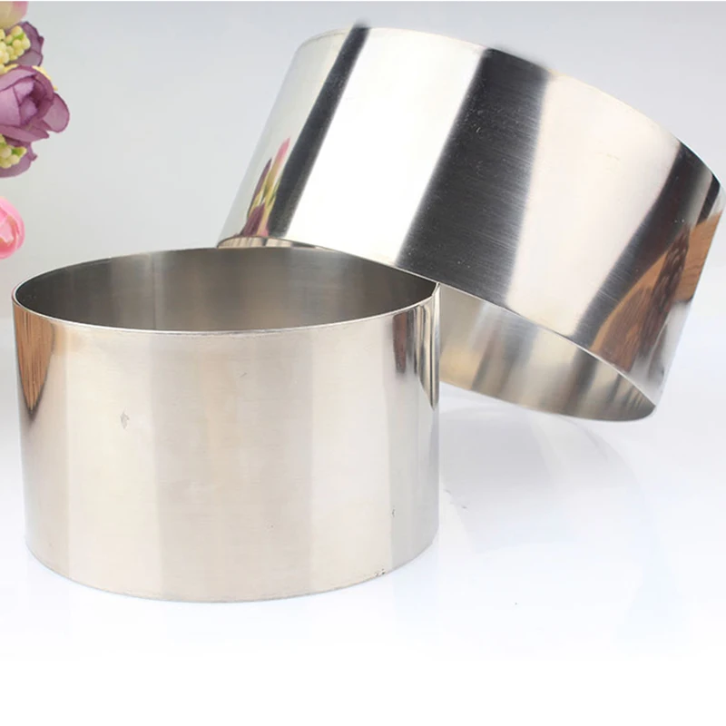 Регулируемое кольцо мусс из нержавеющей стали 3D круглые формы для торта Формы