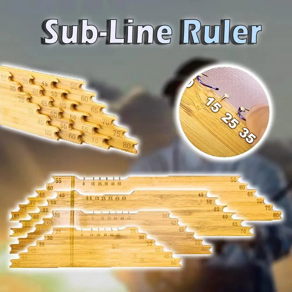 Многофункциональная линейка шнур нитка поможет вам создать рыболовную удочку