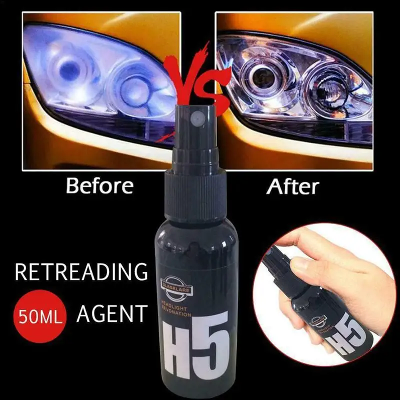 50 мл полировка для автомобильных фар химическая яркий белый ремонт средство