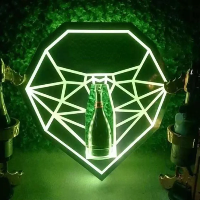 

Rechargeable Diamond VIP Champagne Bottle Presenter Display for DJ Disco Events Party Lounge Bar