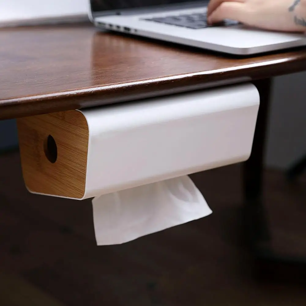 Настенный пластиковый диспенсер для салфеток коробка хранения самоклеющихся с