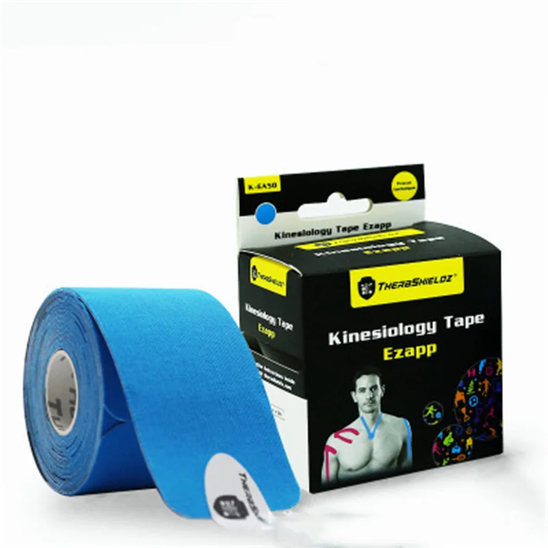 1 рулон кинезиологической ленты повязка для мышц Хлопок эластичная лента колена