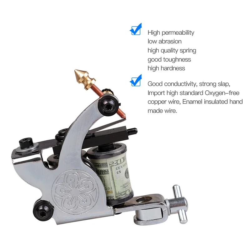 Стартовый комплект татуировки 2 пулемета 6 цветных чернил поставки оборудования