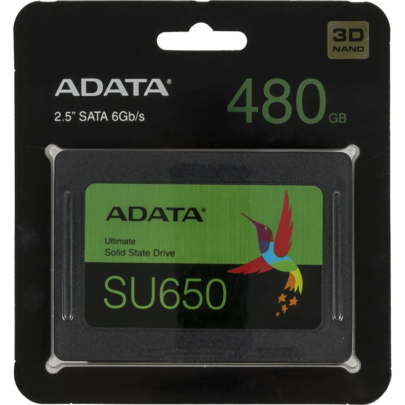 SSD накопитель A-DATA Ultimate SU650 ASU650SS-480GT-R 480Гб | Компьютеры и офис