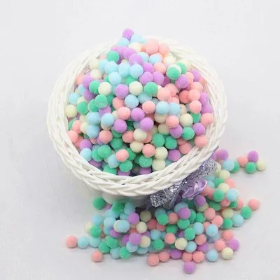 8mm-0309132526 Мульти размер белый розовый синий помпоны куклы DIY одежды материал ручной работы мягкие пушистые Помпоны мяч детские игрушки «сделай сам» Аксессуары 10 г - Цвет: 8mm-0309132526