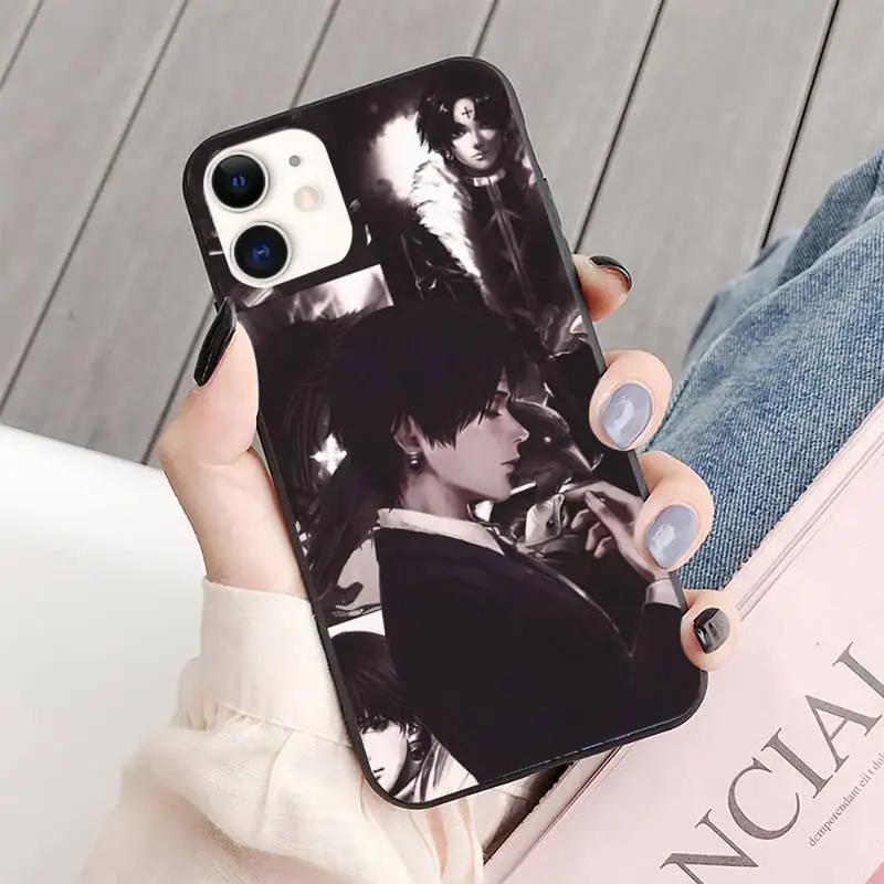 Chrollo Lucilfer цепи HxH аниме чехол для телефона iphone 13 8 7 6 6S Plus X 5S SE 2020 XR 11 12 mini pro XS MAX -