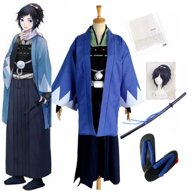 

Touken Ranbu Online yamatonokami yasusada Косплей костюмы Хеллоуин костюмы мужчины и wo онлайн кимоно Униформа костюм для шоу