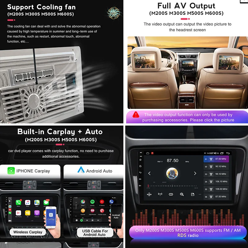 Автомагнитола на Android 11 6 ГБ + 128 Гб мультимедийный видеоплеер для Nissan Tiida C11 2004-2013
