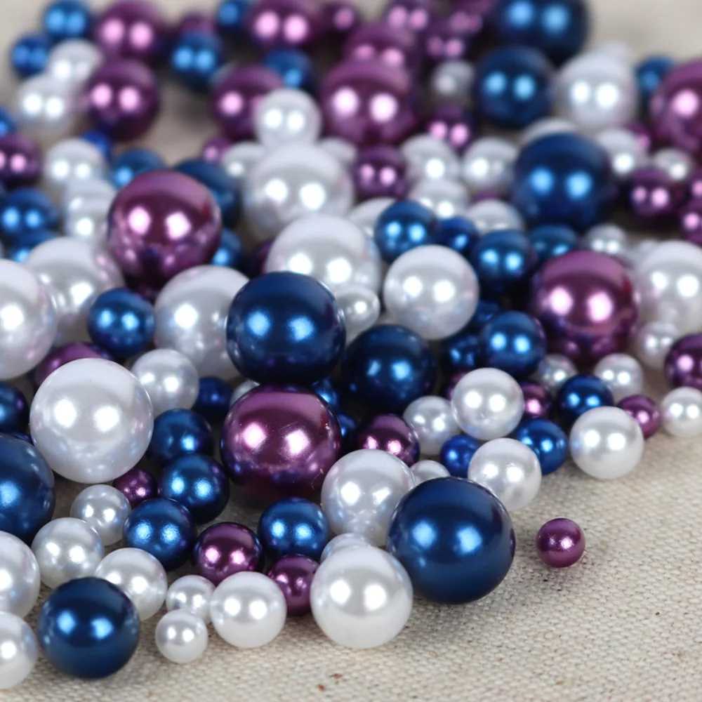 4/6/8/10mm Multi size option about 250Pcs/lot random mix color no holes Pearls Round Beads For DIY Craft Scrapbook Decoration | Дом и сад