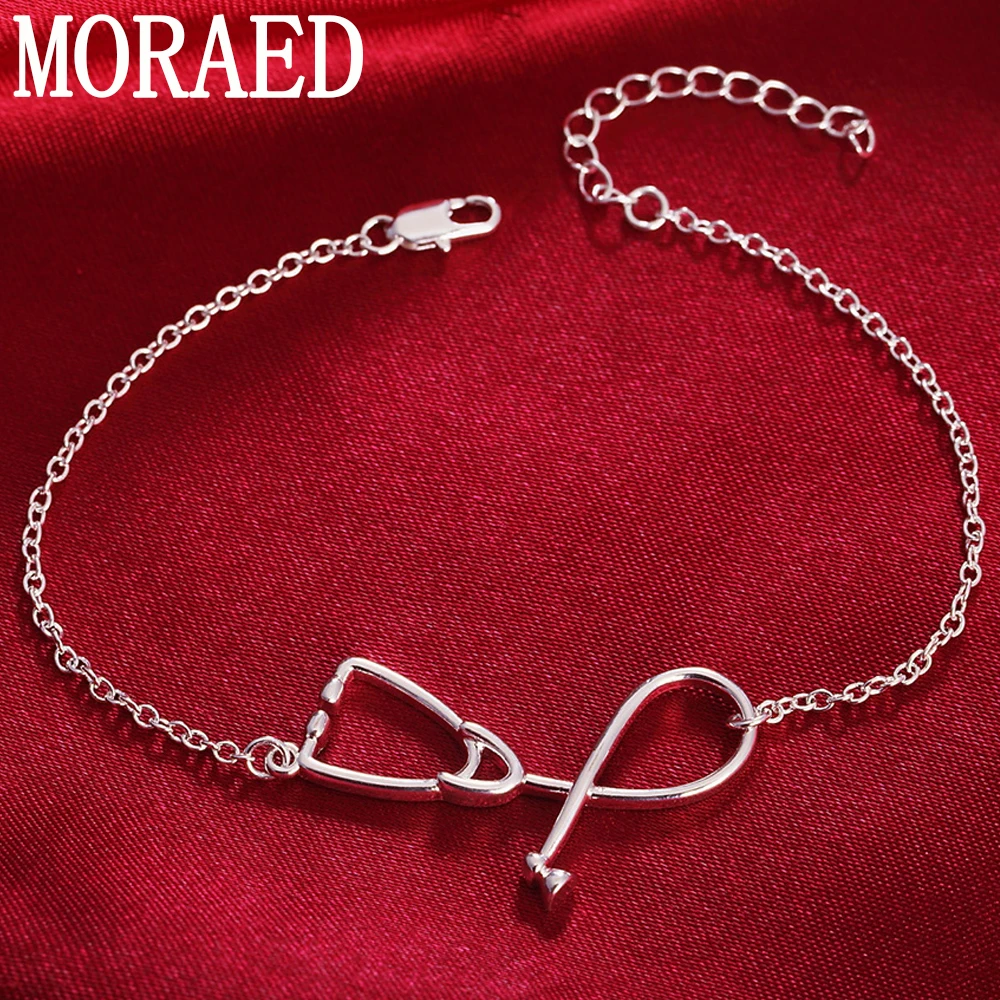 

Женский плетеный браслет из серебра 925 пробы, с виноградными бусинами