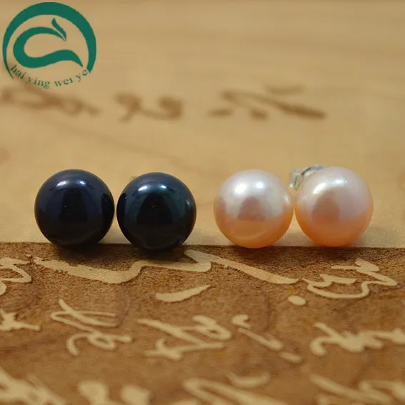 

Mother's Day Gift Pearl Jewelry Natural Real Freshwater Pearl Earrings S925 Sterling Silvers Stud Earring Charming Women Gift