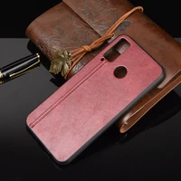 honor play 4t case huawei honor4t suture calfskin soft edge pu leather hard phone back cover for huawei honor play 4t 4 t case