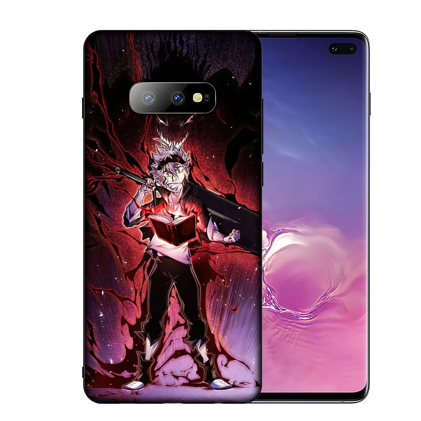 IYICAO anime BlackClover Asta Soft Silicone Phone Case for Samsung Galaxy S20 Ultra S10e S9 S8 Plus S6 S7 Edge S10 Lite Cover | Мобильные