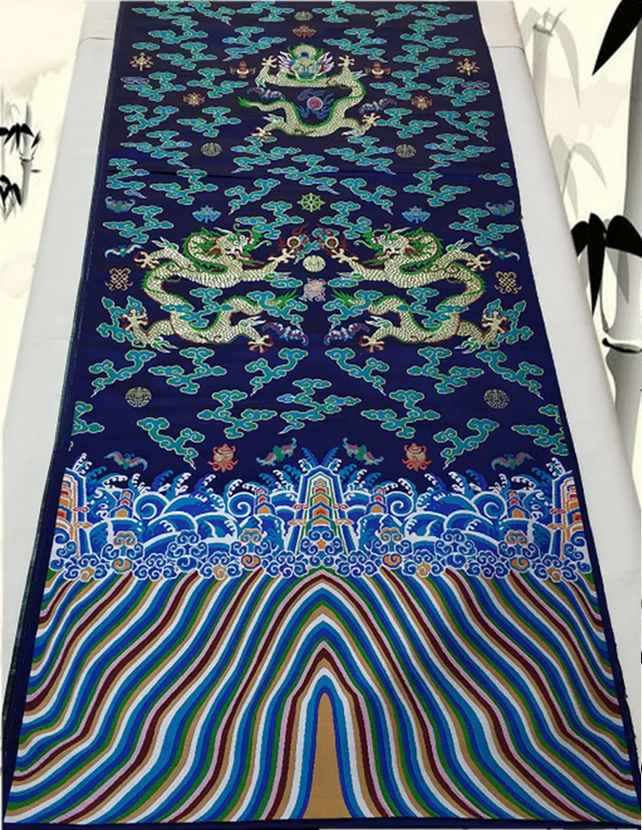 Подвеска дракон халат традиционная китайская куртка Cheongsam материал сценическое украшение прядильная ткань жаккардовая атласная парча ткань