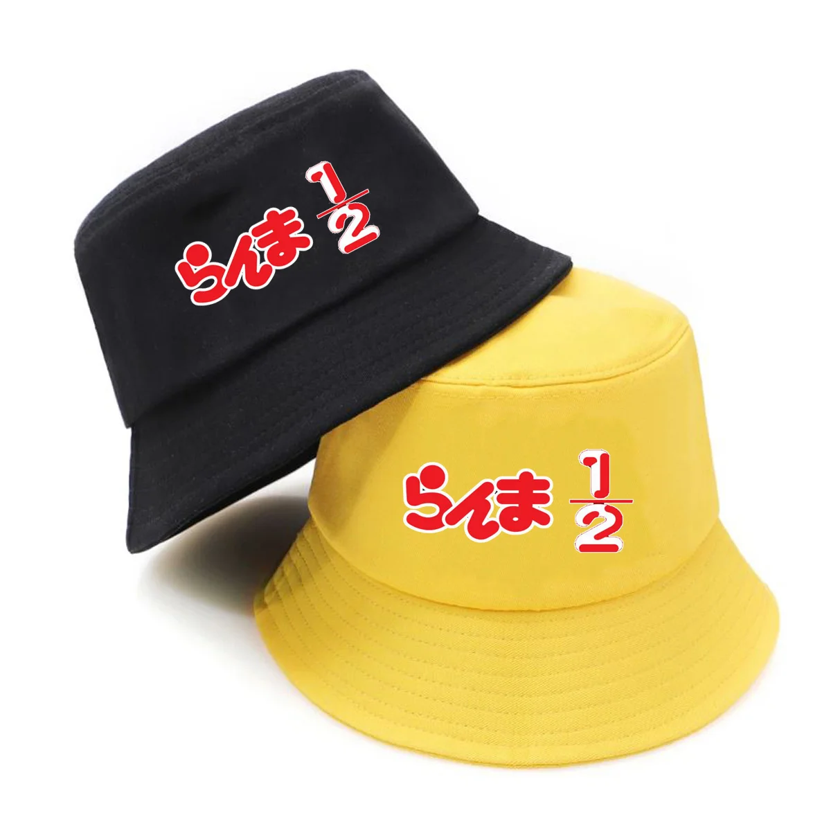 

Anime Ranma ½ Cartoon Bucket Hat teenager Outdoor Fisherman Hats Summer Hip Hop Cap unisex Streetwear bucket caps