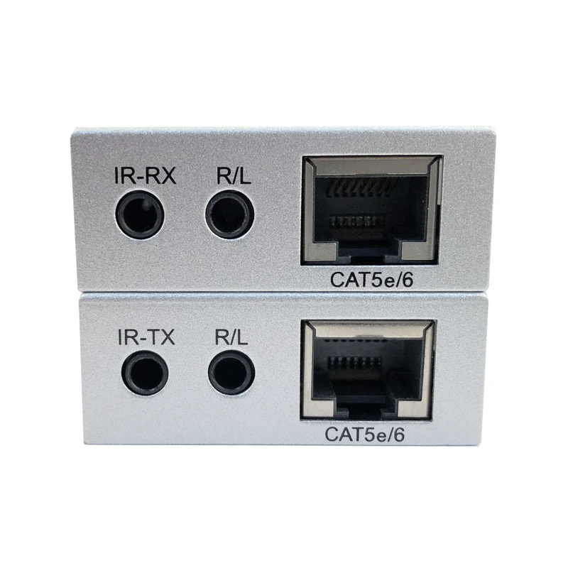 100 м 4K HDMI удлинитель R/L аудио выход сигнала ИК Управление по Cat5E CAT6 RJ45 Ethernet LAN кабель