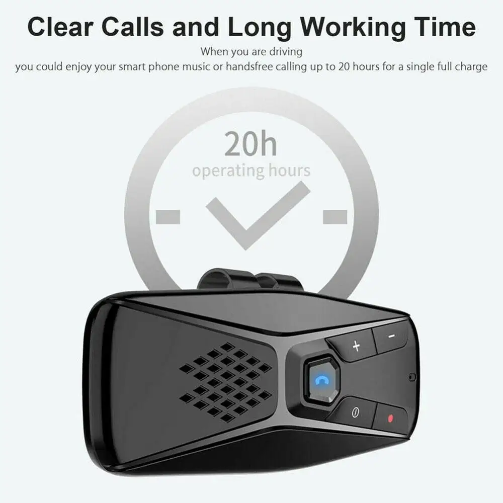 Автомобильный комплект громкой связи Bluetooth беспроводной динамик автомобильный