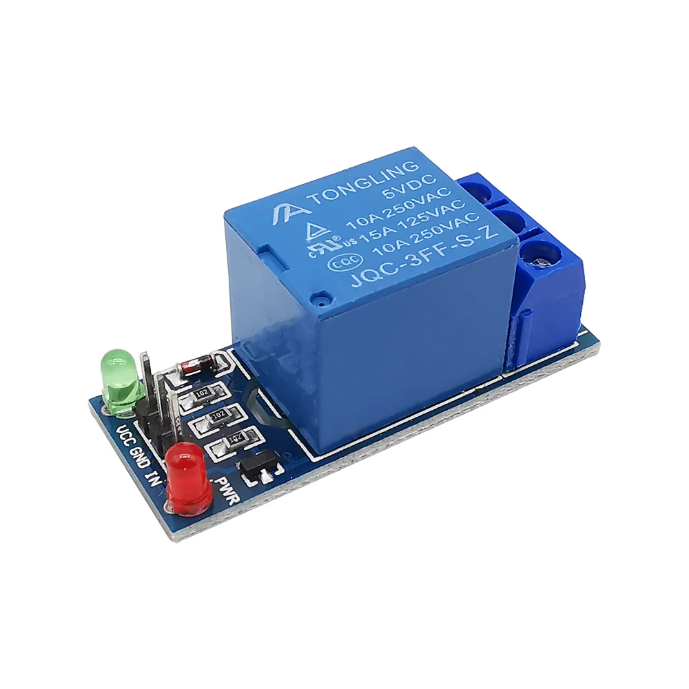 Одноканальный релейный модуль 5 В 1 шт. низкоуровневая интерфейсная плата
