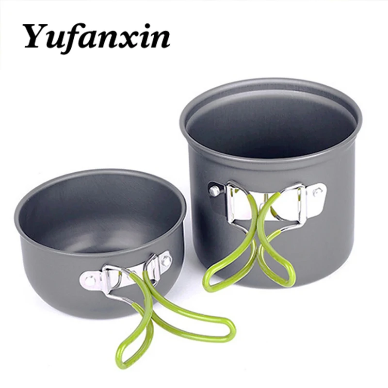 Ультралегкая посуда для кемпинга на 1 2 человек отдыха открытом воздухе складная
