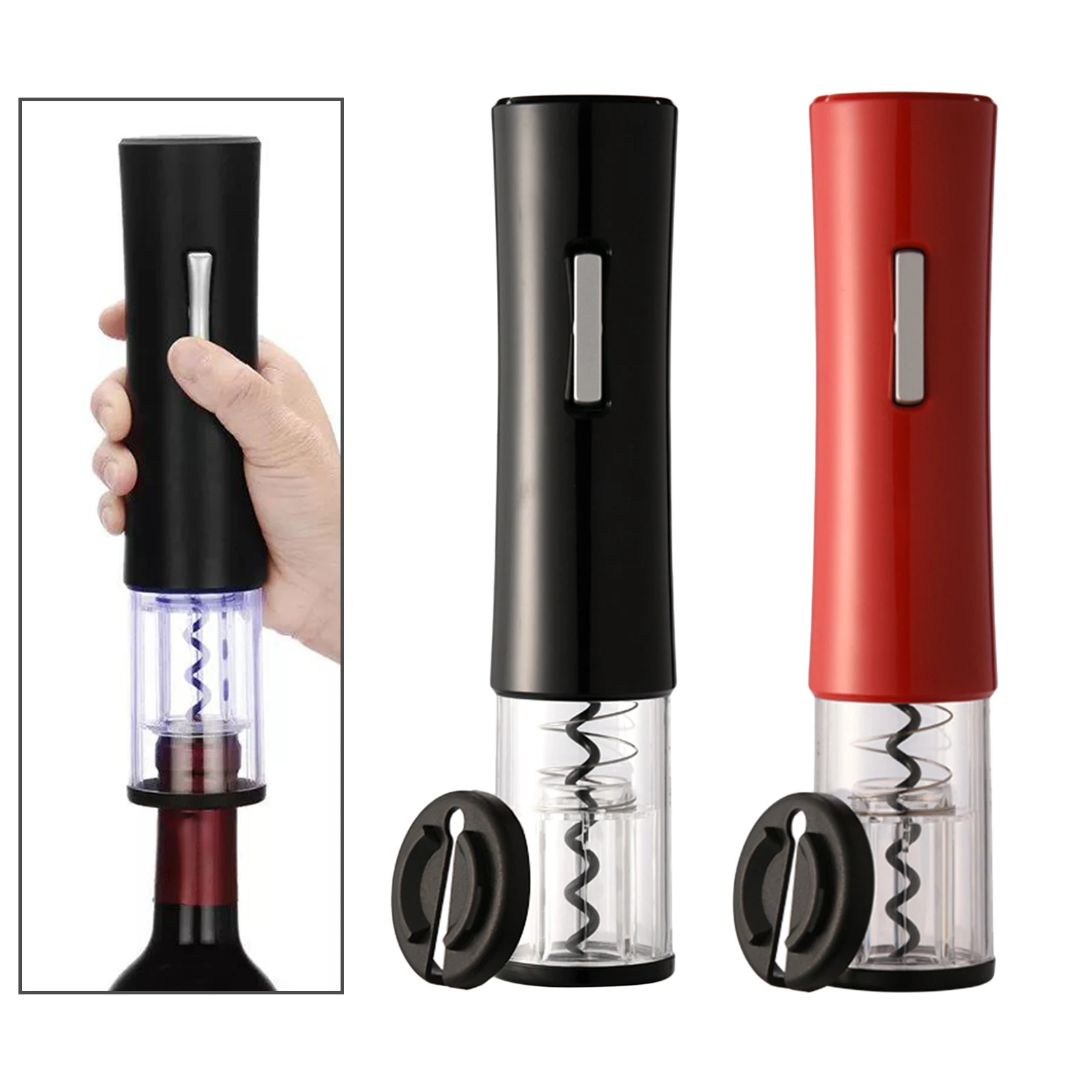 

Automatic Electric Wine Opener Cordless Corkscrew Kit with Foil Cutter