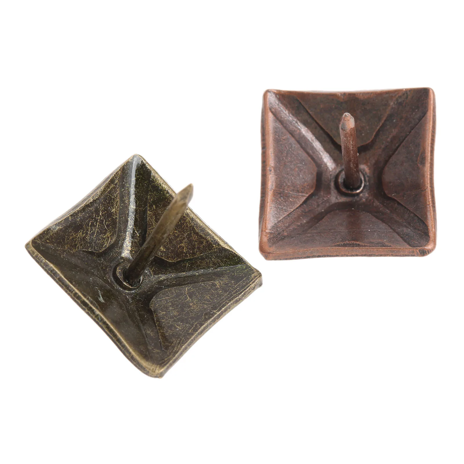 50 шт. квадратные гвозди конические таховые штанги обивка античная бронза/латунь