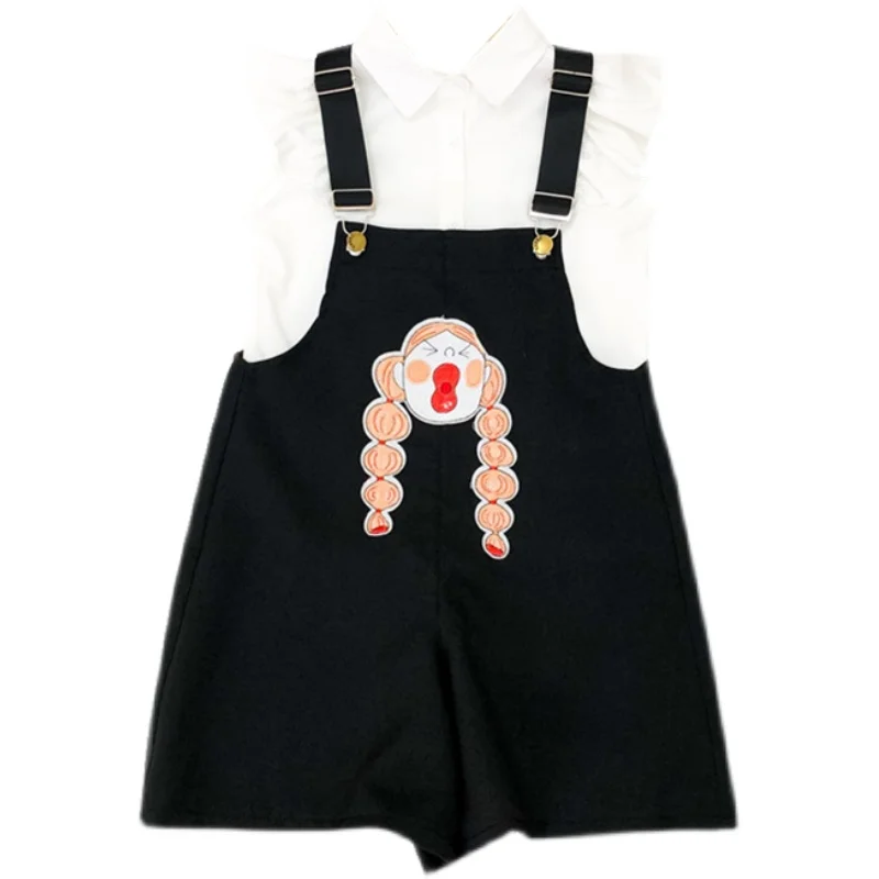 

MQ187 Lace Sleeve Shirt Bib Set