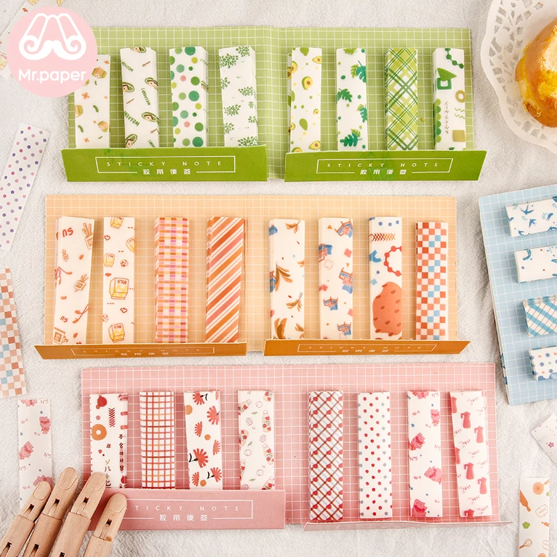 Стильный Новый блокнот для записей Mr Paper 240 шт./лот клейкая лента заметок с