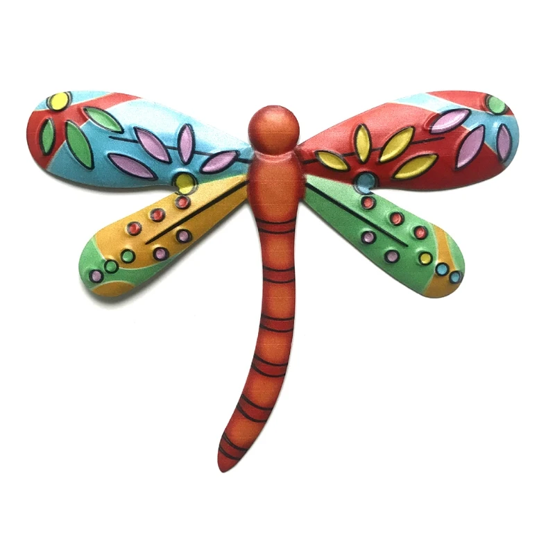 

Metal Dragonfly Wall Art Decor Elegant Hanging Sculpture For Home Bedroom Living Room Office Garden Indoor Outdoor Wall Hanging