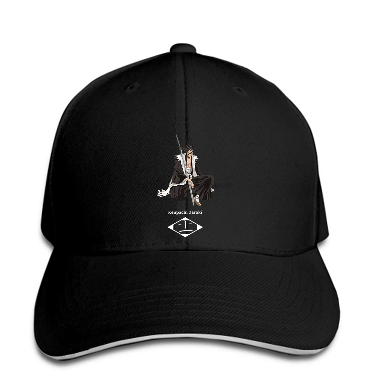 Для мальчиков Bleach Kenpachi saraki бейсболка Camiseta Geek лето для мужчин snapback солнцезащитный