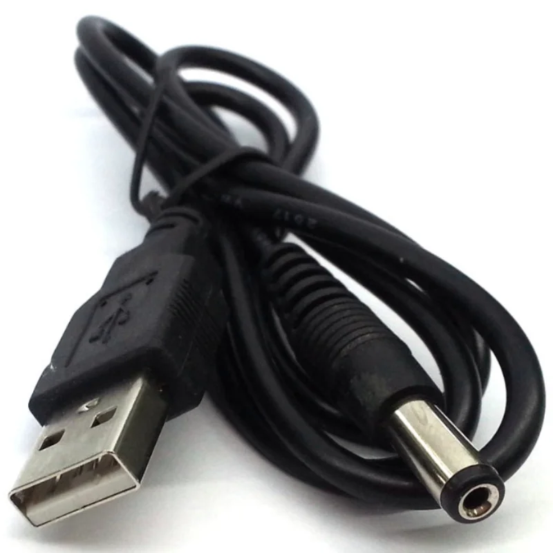 USB 2 0 A TYPE MALE TO 5 5mm DC power Plug Barrel Connector 5v cable 80cm|Компьютерные кабели и разъемы| |