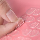 Наклейка на накладные ногти 10 листов, прозрачная двусторонняя клейкая наклейки с лентами, инструменты для наращивания ногтей