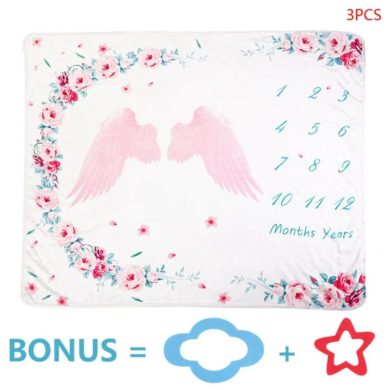 

Baby Photography Props Newborn Blankets 12 Monthl/Years Background Blanket