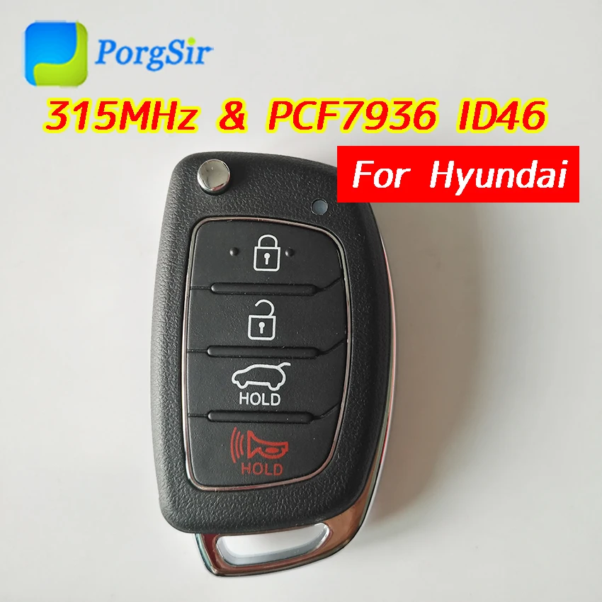 3 + 1 кнопка 4 кнопки 315 МГц откидной пульт дистанционного управления HY20 ключ для