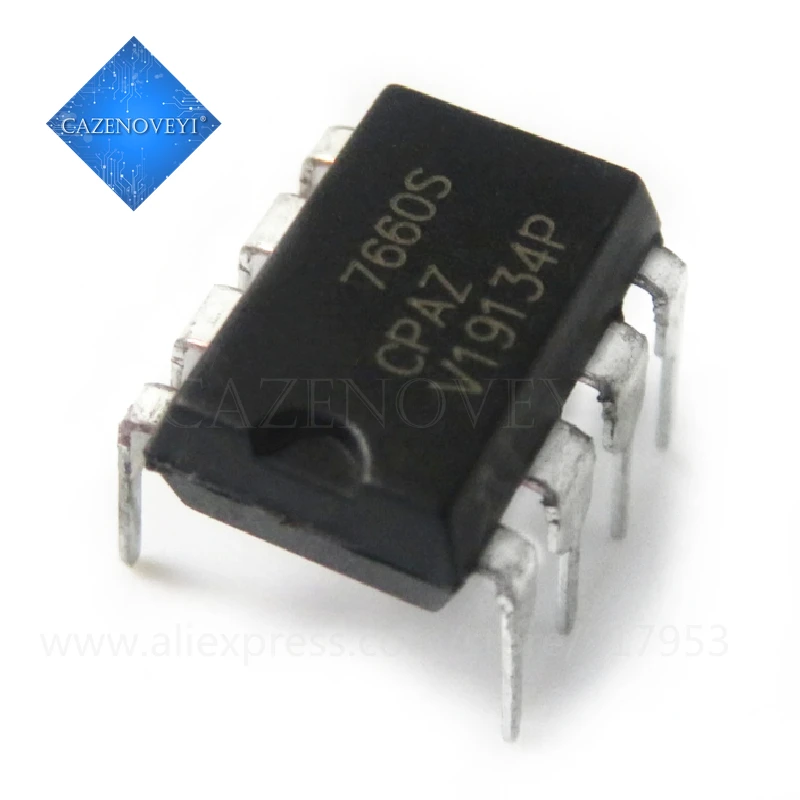 10 шт./лот icl7660scпаз ICL7660SCPA ICL7660CPA ICL7660S ICL7660 DIP-8 Новый оригинал в наличии
