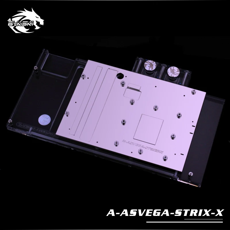 Блок питания Bykski с полным покрытием для GPU AURA синхронизация водой VGA ASUS ROG STRIX VEGA 64