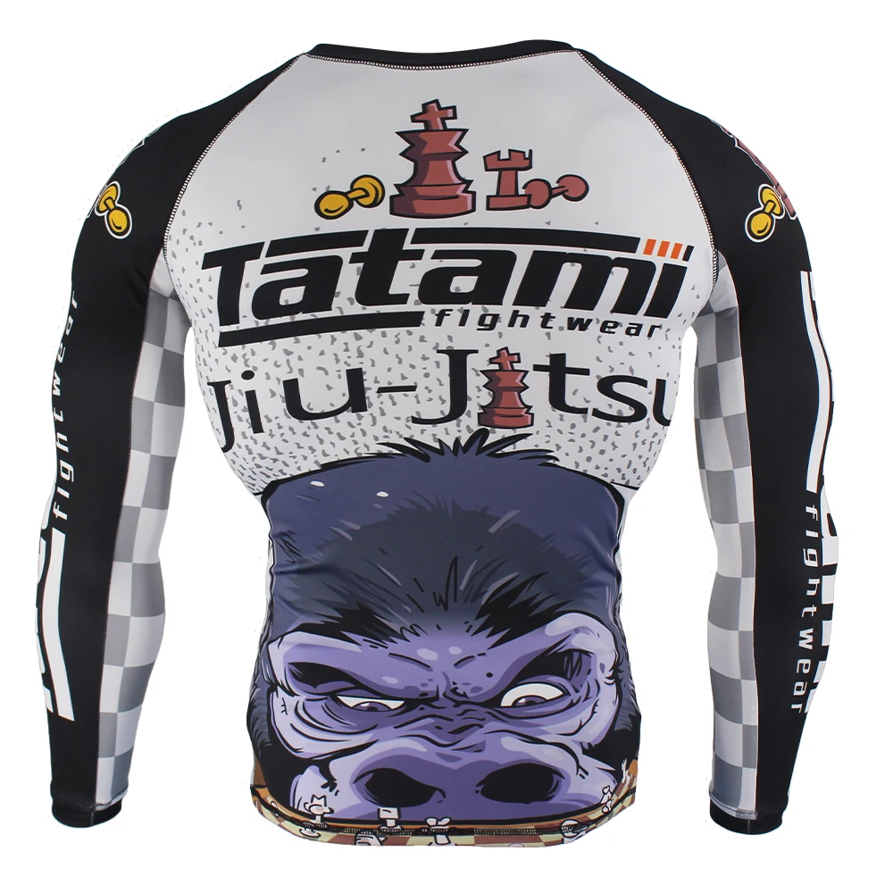 MMA orangutan tights Tiger Muay Thai geometric boxing Jersey rashguard jiu jitsu king boxing muay thai t shirt mma t shirt sauna
